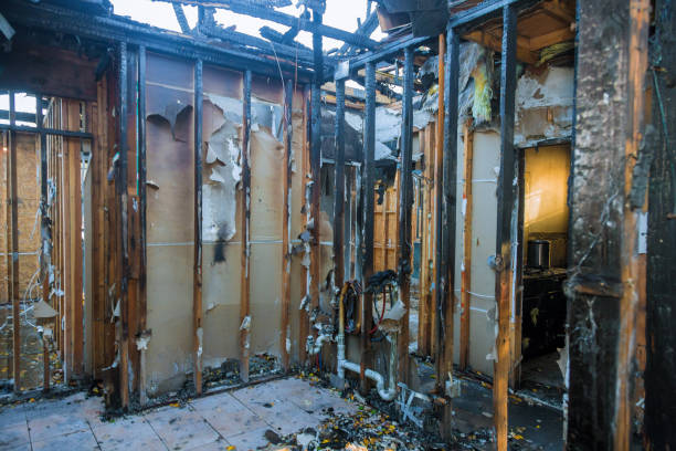 Professional Soot Cleanup technician working in Centuria, WI